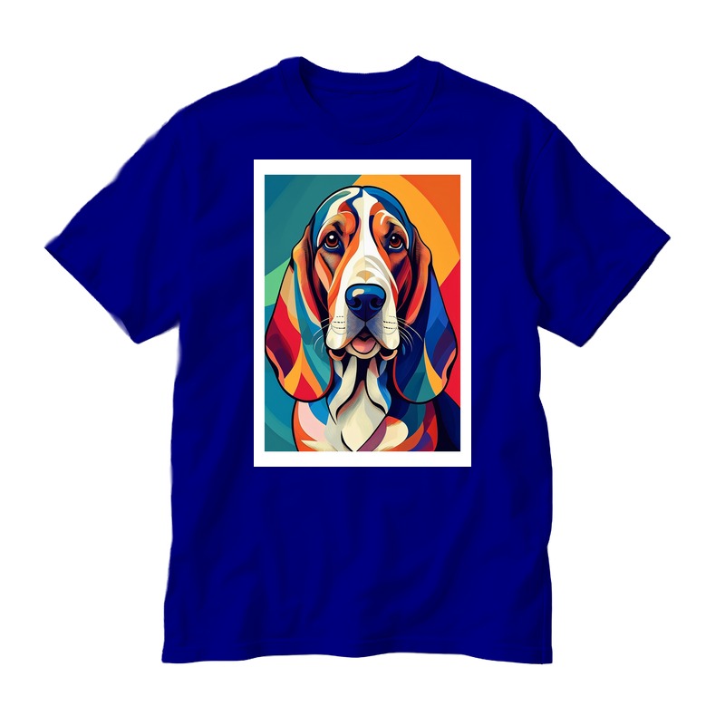 Design placed on t-shirt mockup