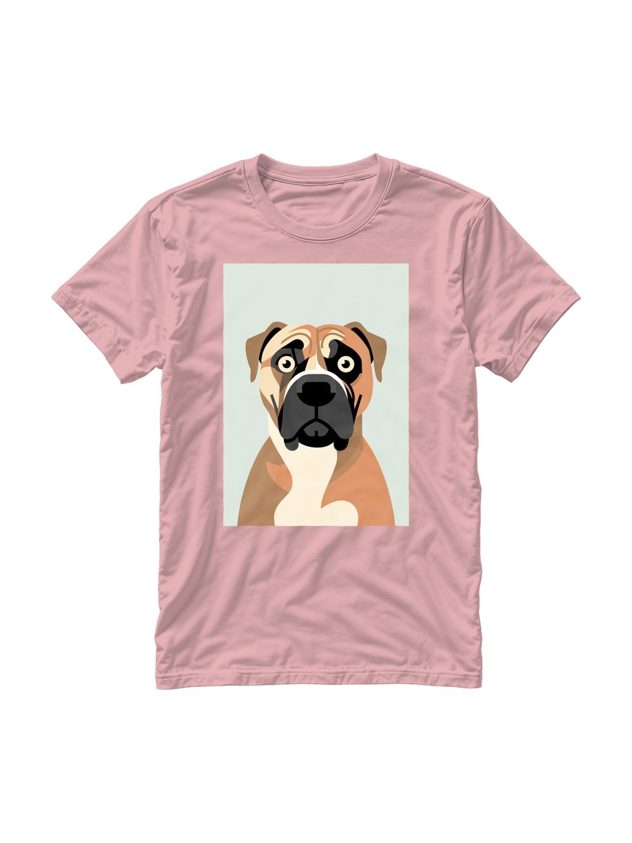 T-shirt with Boerboel artwork